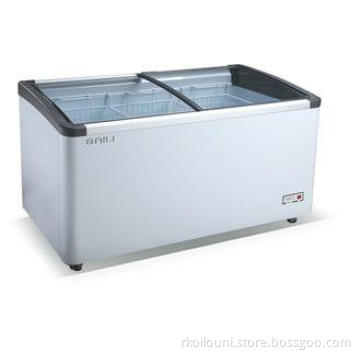 Top Glass Door Chest Commercial Refrigerator Freezer For Fr